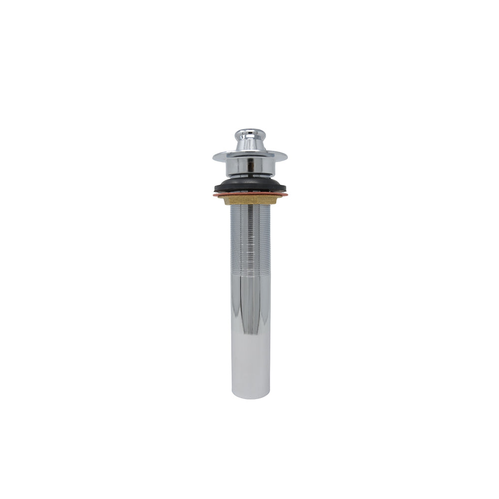 Strom Living Lavatory Drain Assembly with Easy Lift Stopper and Overflow Holes