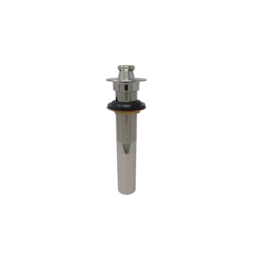 Strom Living Lavatory Drain Assembly with Easy Lift Stopper and Overflow Holes