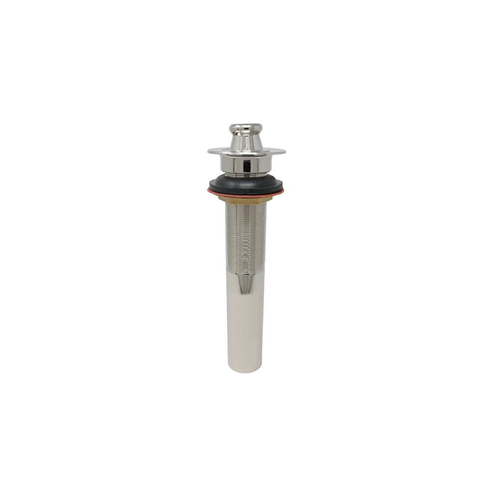 Strom Living Lavatory Drain Assembly with Easy Lift Stopper and Overflow Holes