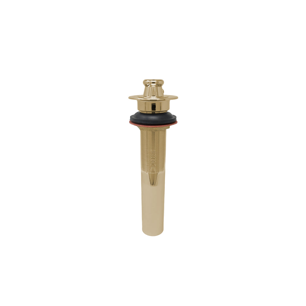 Strom Living Lavatory Drain Assembly with Easy Lift Stopper and Overflow Holes
