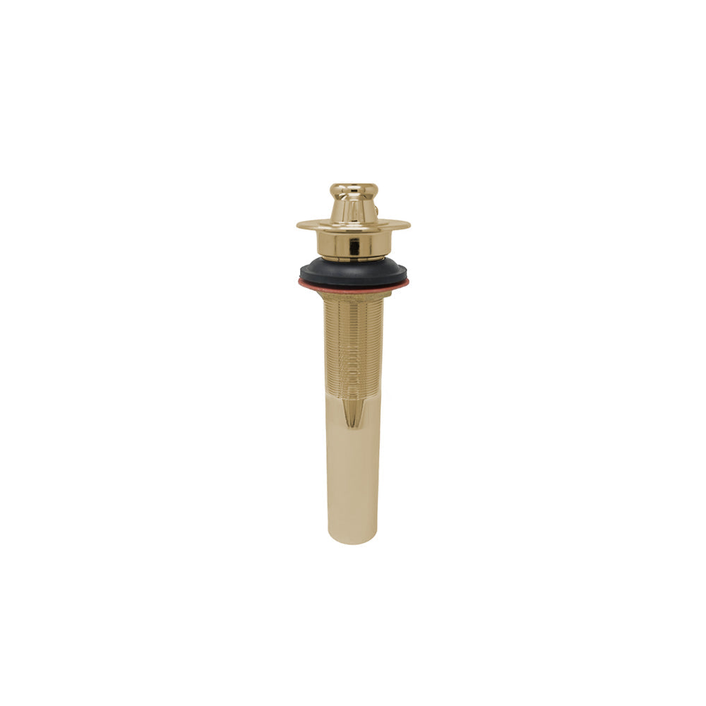 Strom Living Lavatory Drain Assembly with Easy Lift Stopper and Overflow Holes