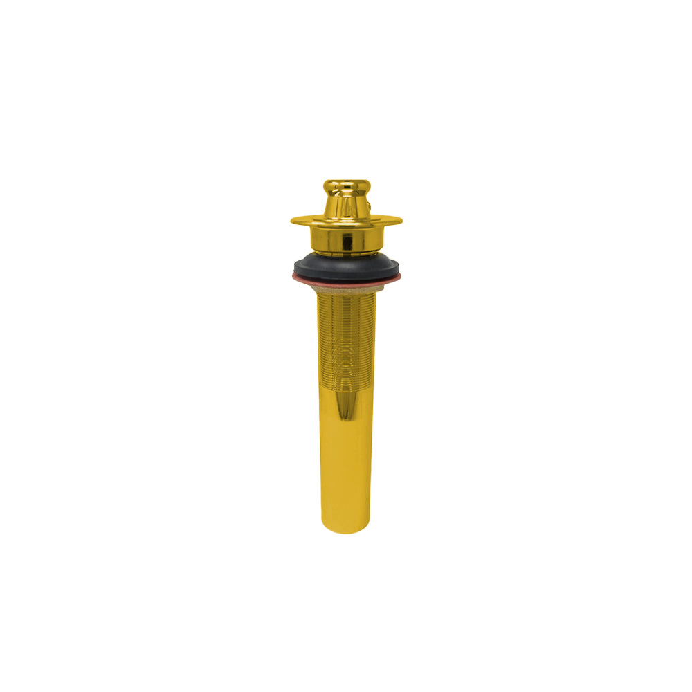 Strom Living Lavatory Drain Assembly with Easy Lift Stopper and Overflow Holes