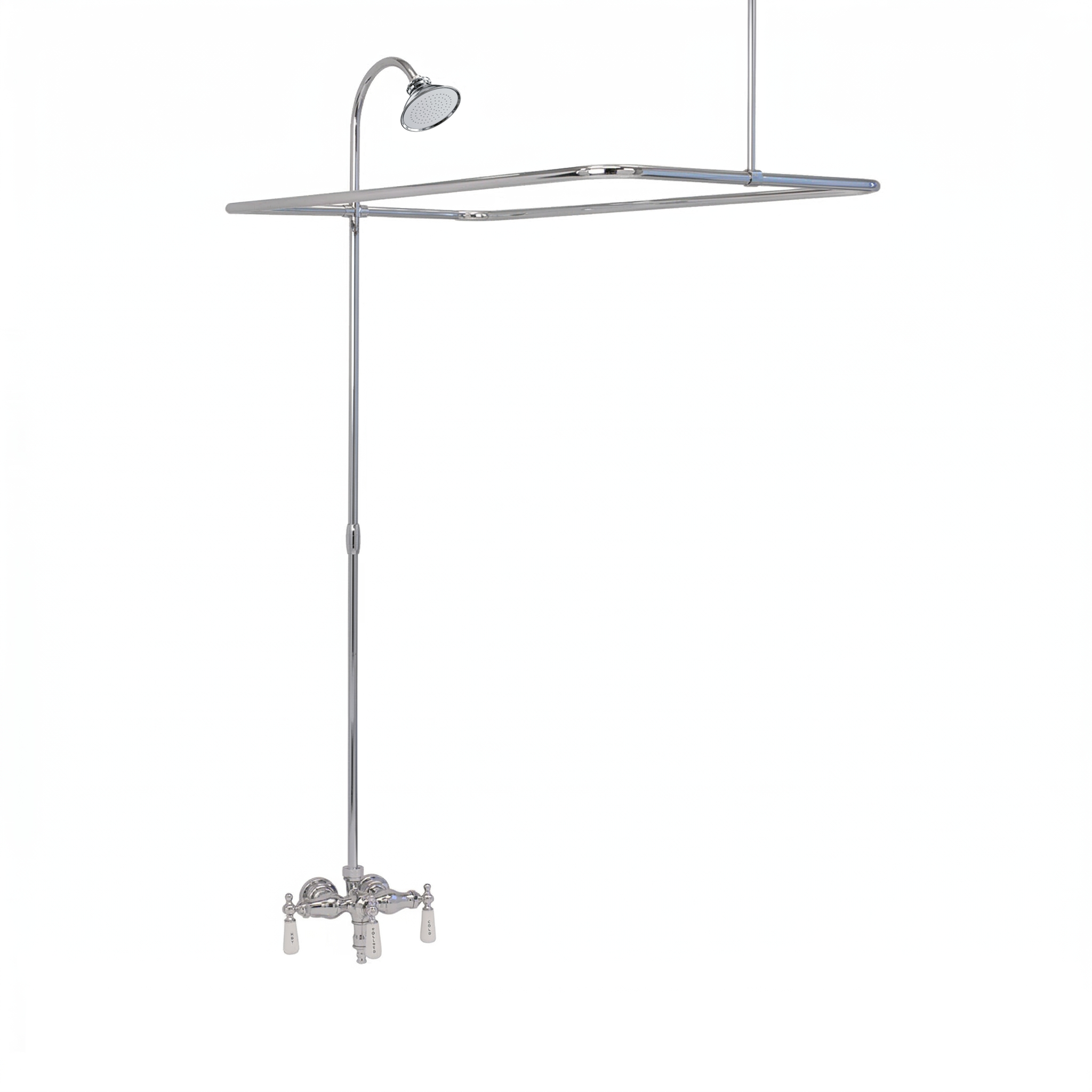 Clawfoot Tub Enclosure Shower System P0034 | Strom Living
