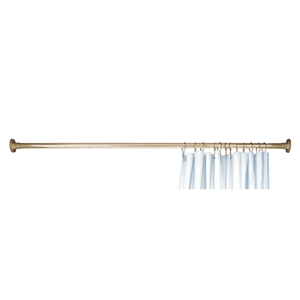 Strom Living Enclosure with Shower Rod Package and Solid Brass