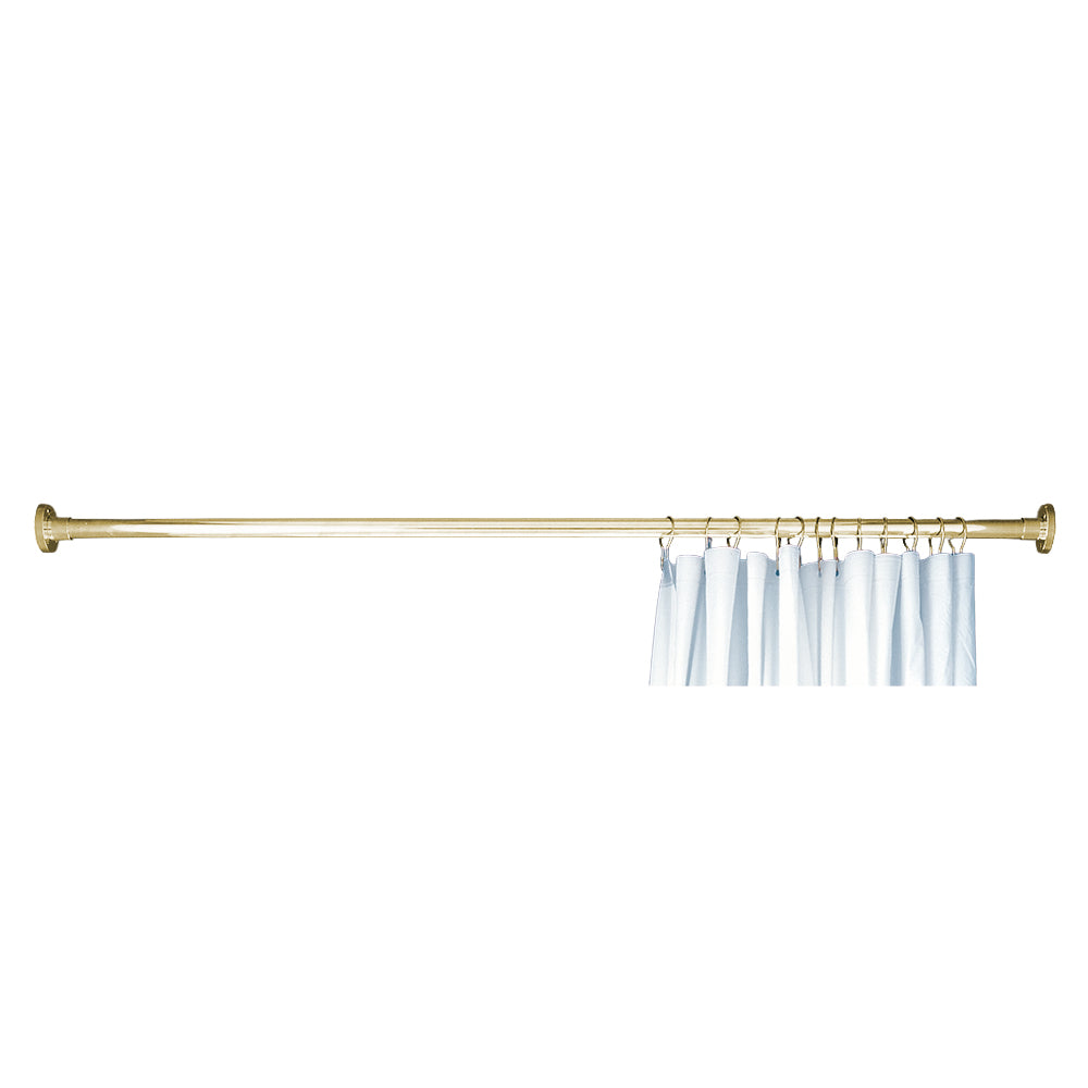 Strom Living Enclosure with Shower Rod Package and Solid Brass