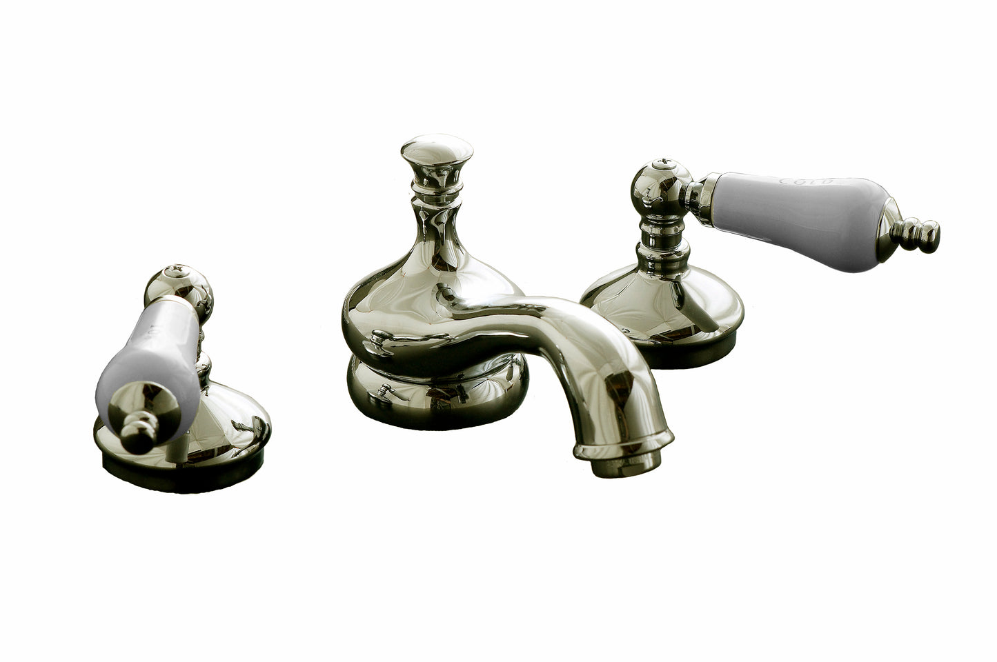 Strom Living Sacramento Widespread Lavatory Faucet with Pop-Up Drain and 4" Lever Handles Pair