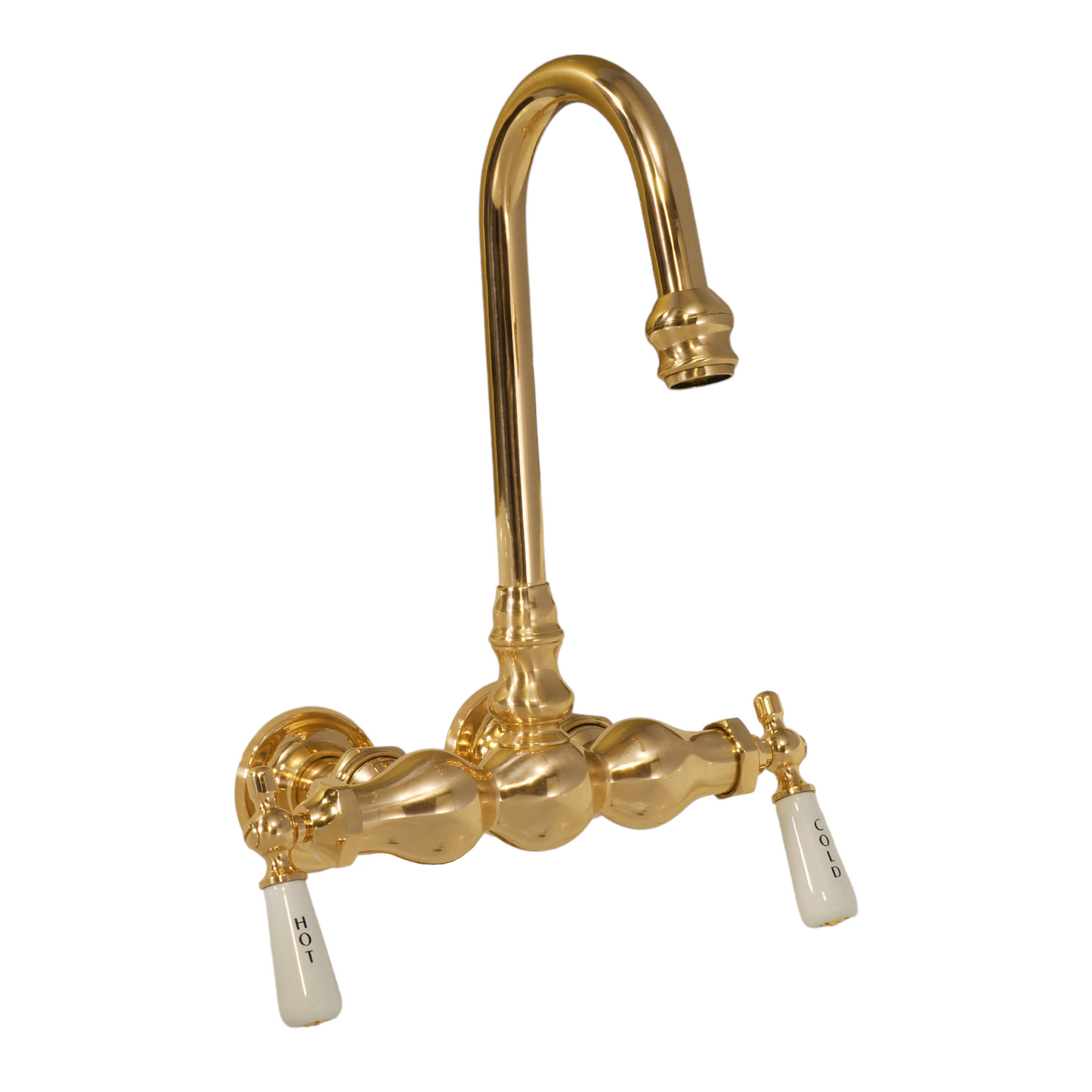 P0149-1 3 Ball Tub Faucet w/ Gooseneck Spout
