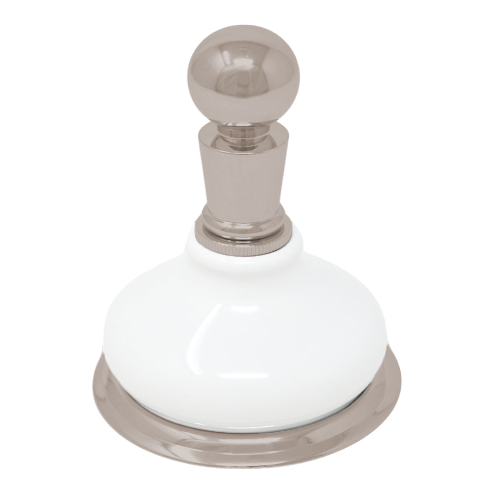 Strom Living Porcelain Vintage Style Wall Mounted Robe Hook with Solid Brass and Mounting Hardware