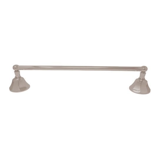 Strom Living Mississippi Vintage Style Wall Mount 18" Deco Towel Bar with High Quality Solid Brass and Brackets
