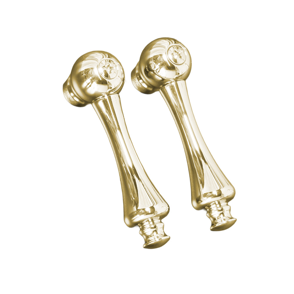 Strom Living P0202 Faucet Handle Set Pair with Solid Brass