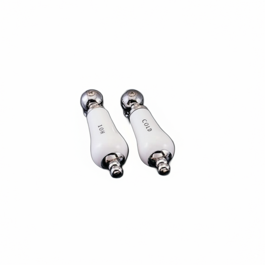 Strom Living P0204 Porcelain Lever Handle Pair