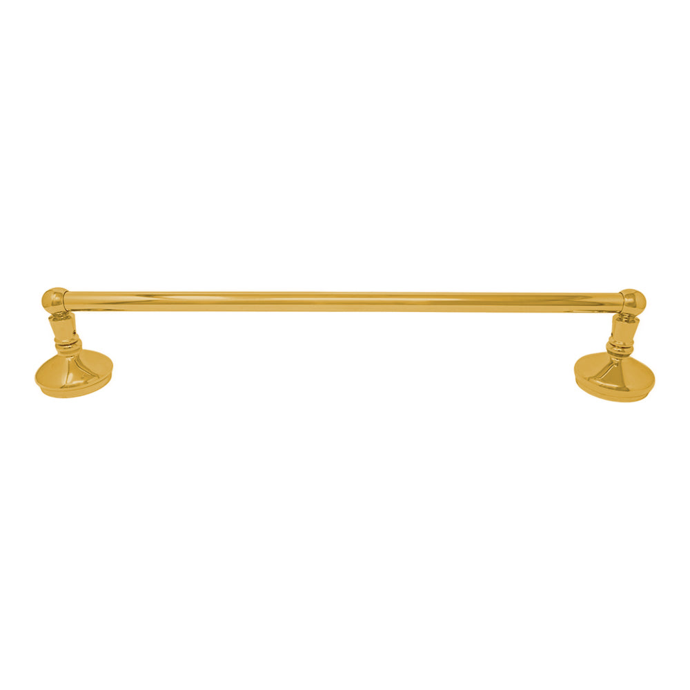 Strom Living Sacramento Vintage Style Wall Mount Towel Bar with Escutcheons/Brackets and Screws