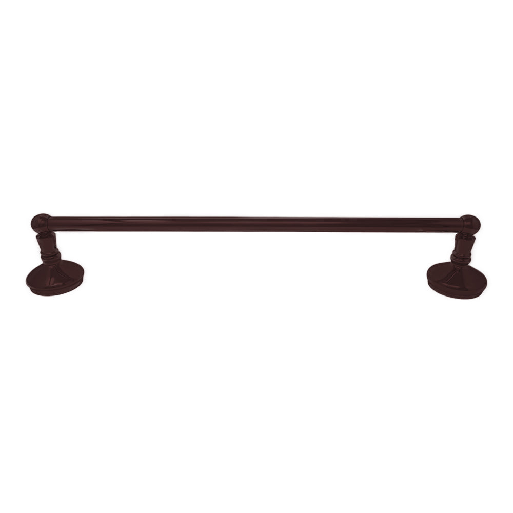Strom Living Sacramento Vintage Style Wall Mount Towel Bar with Escutcheons/Brackets and Screws
