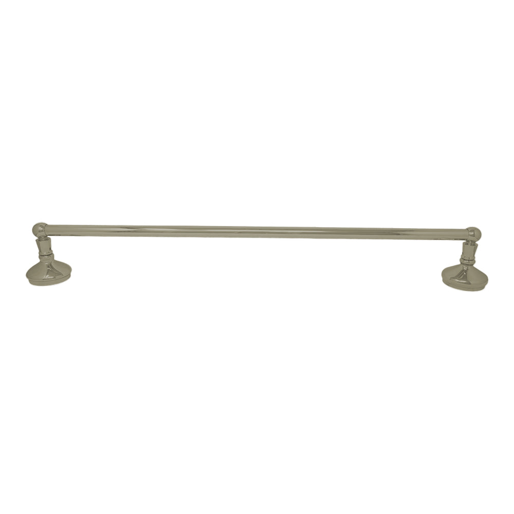 Strom Living Sacramento Vintage Style Wall Mount Towel Bar with Escutcheons/Brackets and Screws