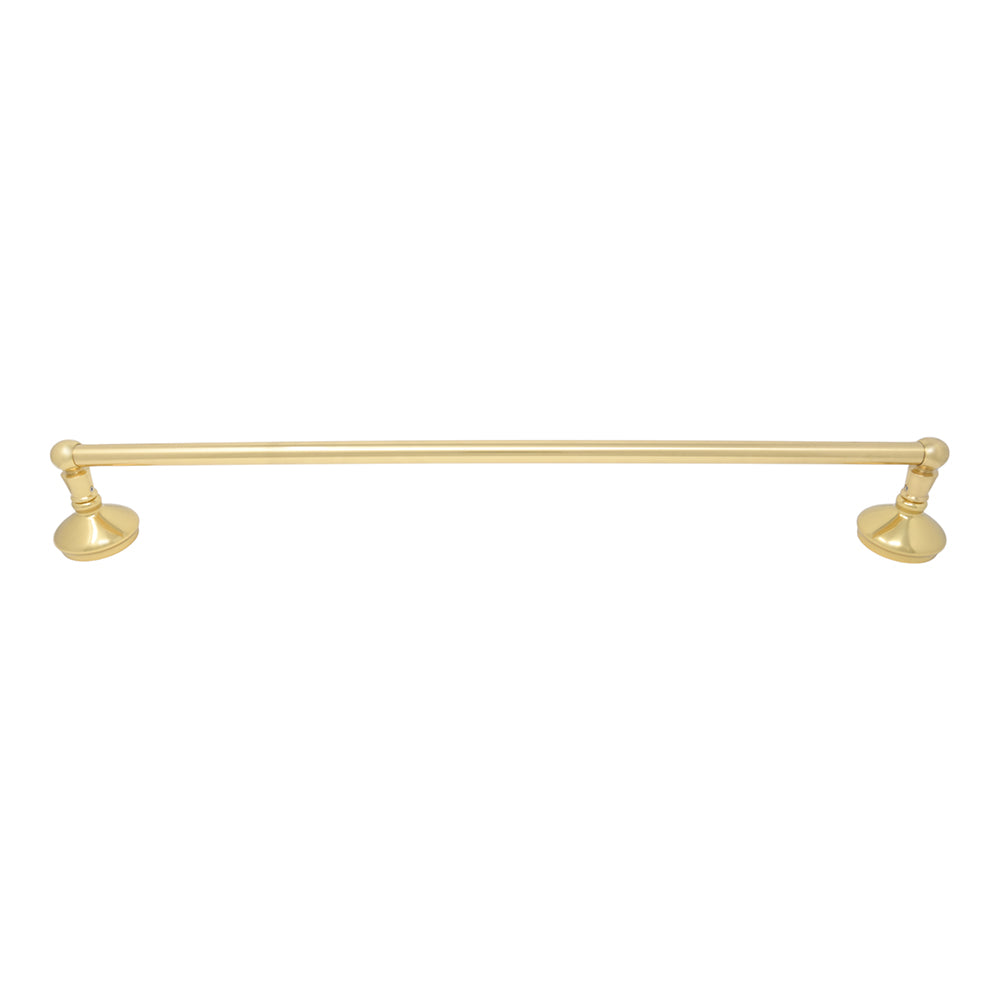 Strom Living Sacramento Vintage Style Wall Mount Towel Bar with Escutcheons/Brackets and Screws