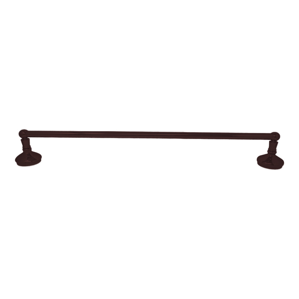 Strom Living Sacramento Vintage Style Wall Mount Towel Bar with Escutcheons/Brackets and Screws
