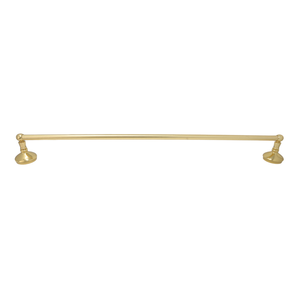 Strom Living Sacramento Vintage Style Wall Mount Towel Bar with Escutcheons/Brackets and Screws