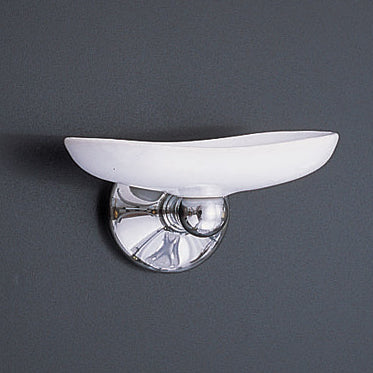 Strom Living Sacramento Vintage Style Wall Mounted Porcelain Soap Dish with High Quality Solid Brass and Mounting Hardware