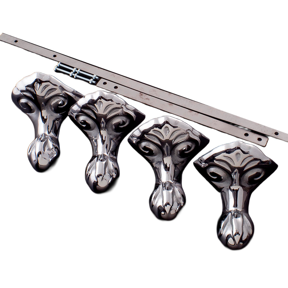 Strom Living 9" Tub Legs(Set of 4) with Solid Brass