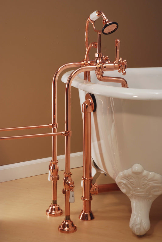 Strom Living Free Standing Tub Supply Set with Shutoffs