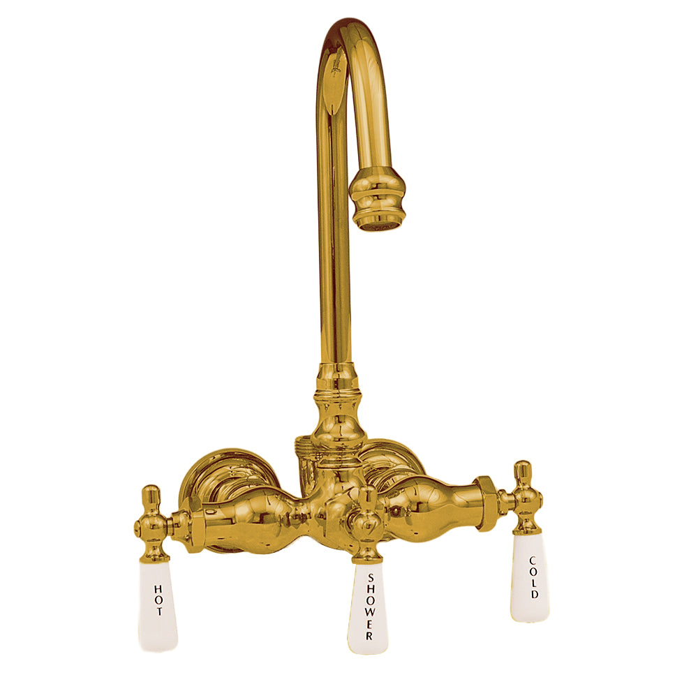 Strom Living Tub Faucet with Diverter Handle and Gooseneck Spout