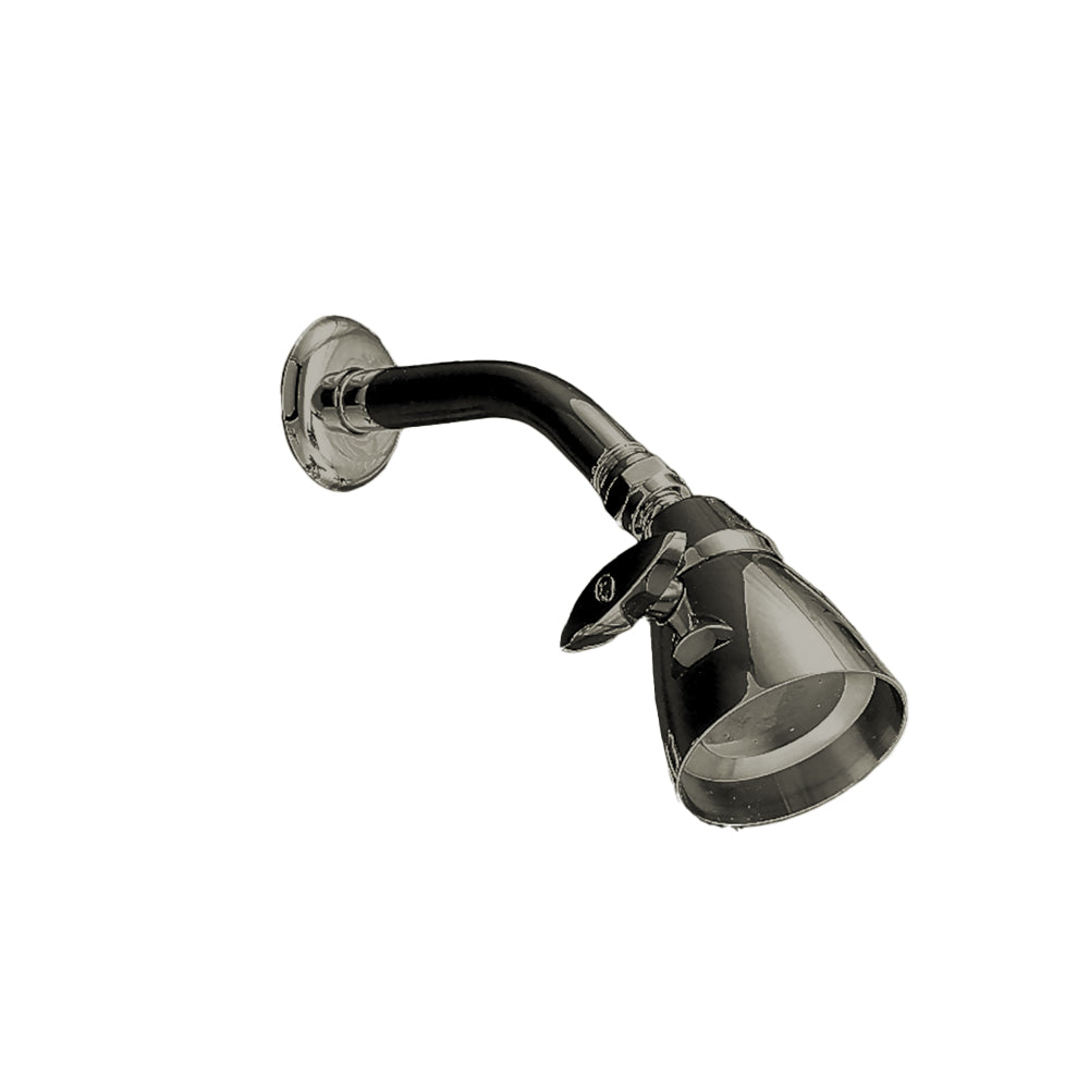 Strom Living St. Lawrence Wall Shower Set With Cross Handle, 8" Center, 2" Shower Nipple and 3 Way Tee
