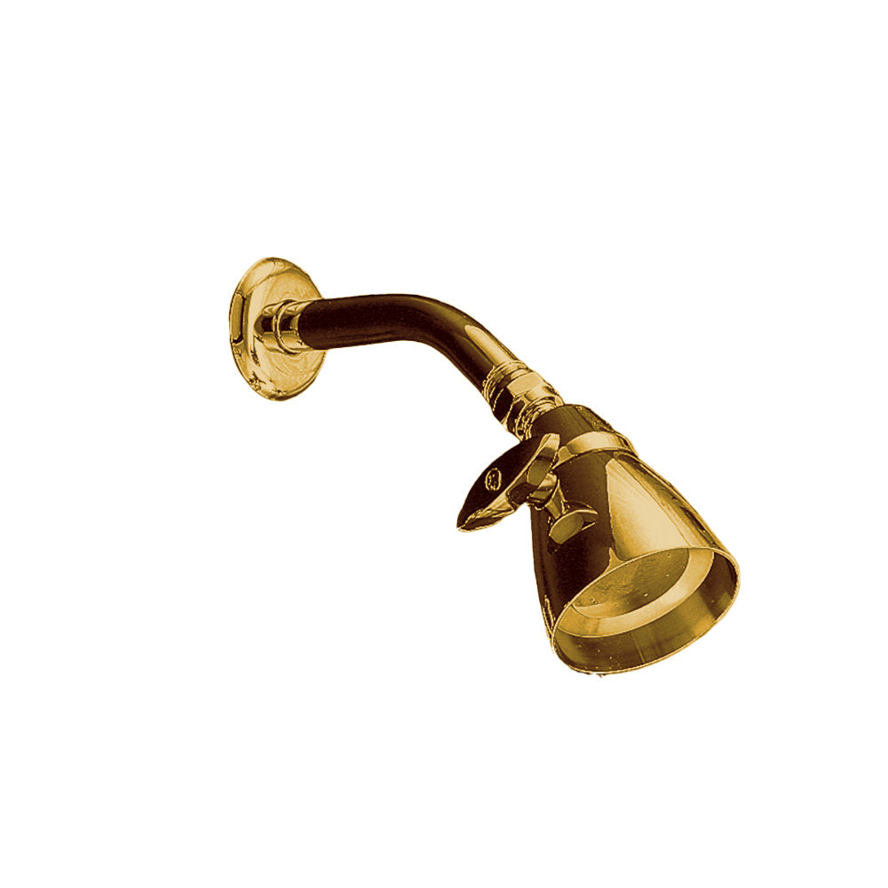 Strom Living St. Lawrence Wall Shower Set With Cross Handle, 8" Center, 2" Shower Nipple and 3 Way Tee