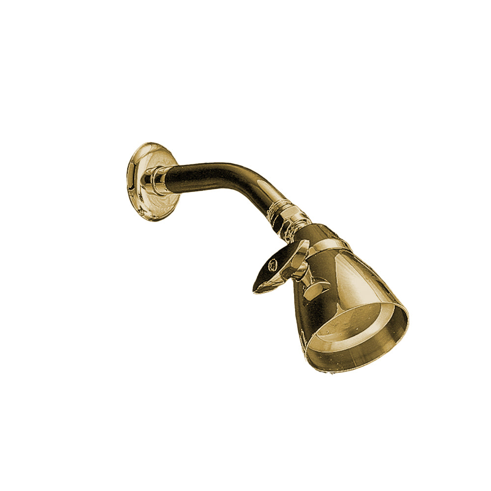 Strom Living St. Lawrence Wall Shower Set With Cross Handle, 8" Center, 2" Shower Nipple and 3 Way Tee