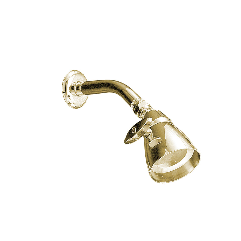 Strom Living St. Lawrence Wall Shower Set With Cross Handle, 8" Center, 2" Shower Nipple and 3 Way Tee