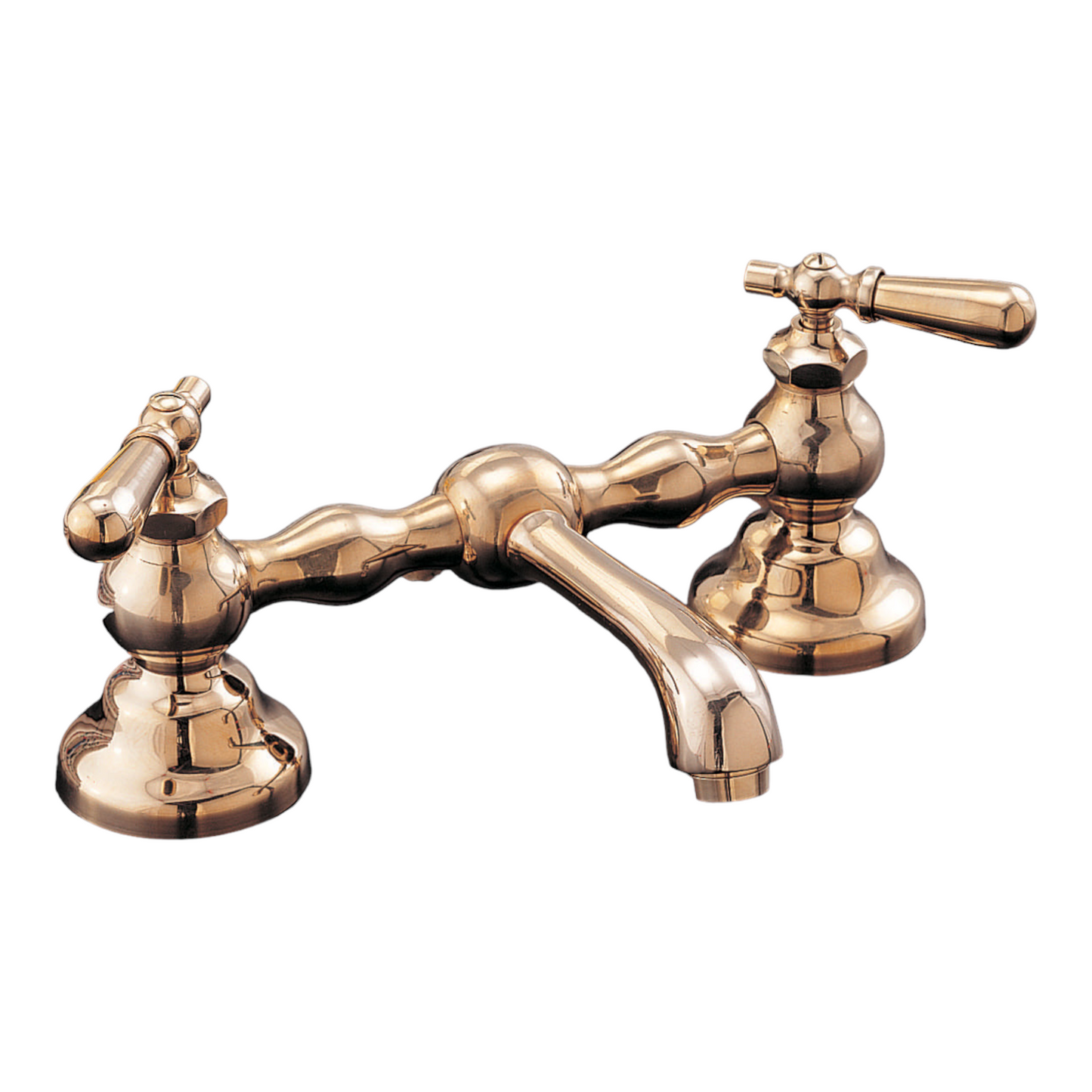 Strom Living P0565-8 Columbia Bridge Faucet with Straight Spout & Lever Handles