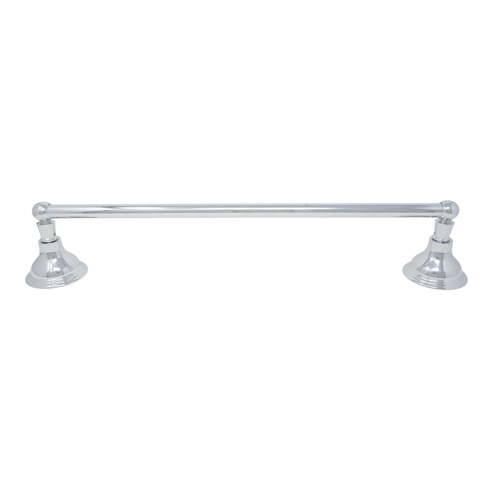 Strom Living St. Lawrence Traditional Style Wall Mount Towel Bar 18'' with High Quality Solid Brass and Brackets