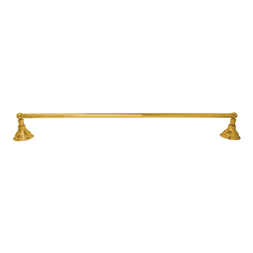 Strom Living St. Lawrence Traditional Style Wall Mount Towel Bar 18'' with High Quality Solid Brass and Brackets