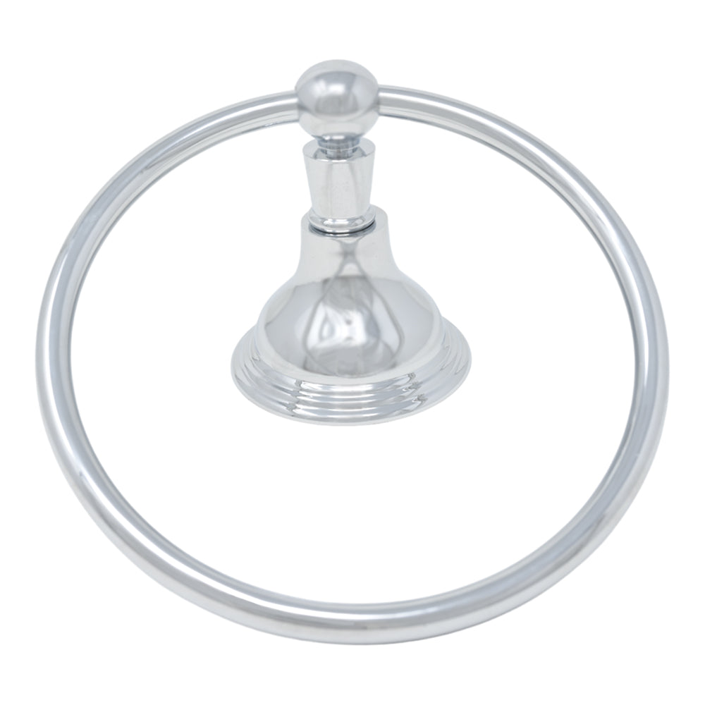 Strom Living St. Lawrence Vintage Style Wall Mount Towel Holder Ring with Escutcheon, and Mounting Hardware