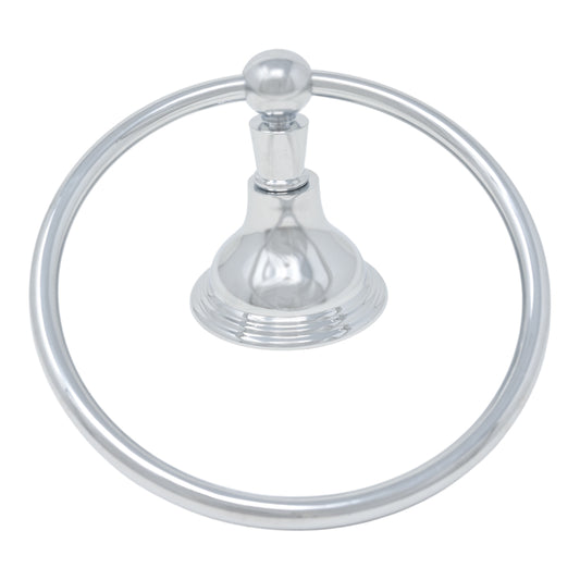 Strom Living St. Lawrence Vintage Style Wall Mount Towel Holder Ring with Escutcheon, and Mounting Hardware