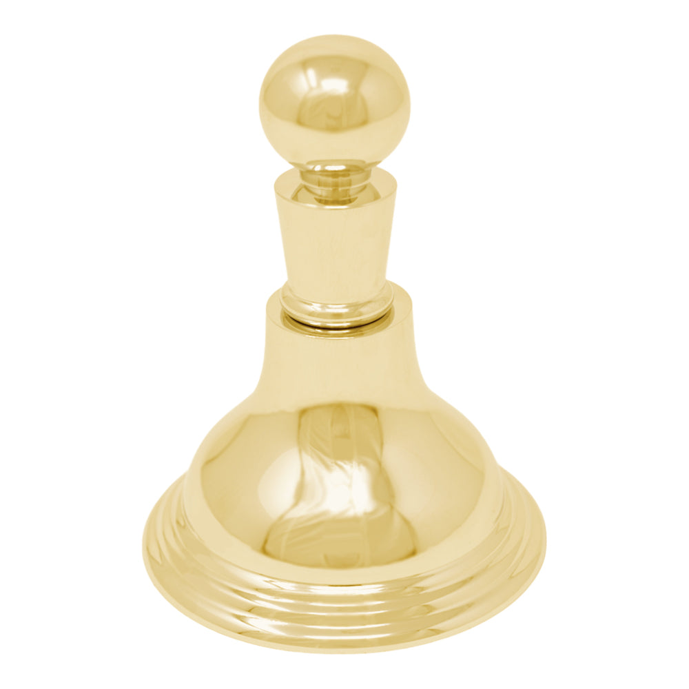 Strom Living St. Lawrence Traditional Wall Mounted Robe Hook with Escutcheon and Solid Brass
