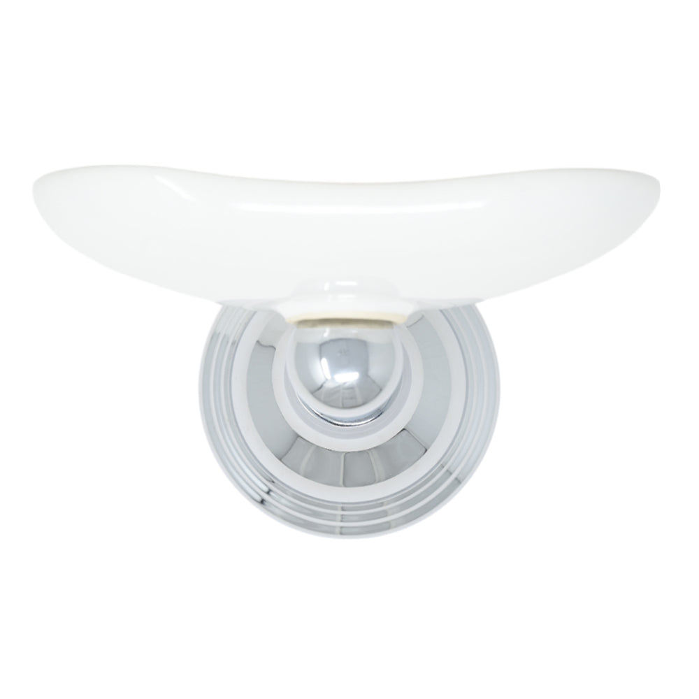 Strom Living St. Lawrence Vintage Style Wall Mounted Porcelain Soap Dish with Mounting Hardware and Escutcheon
