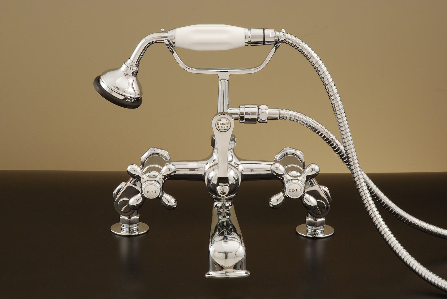 Strom Living British Telephone Tub Faucet with Variable Height