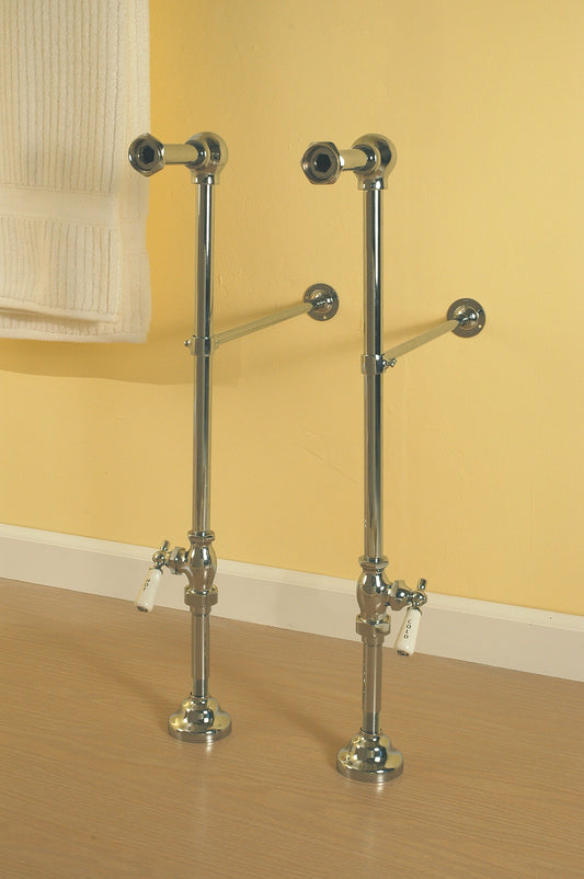 Strom Living Freestanding Tub Faucet Supply Set with Shutoffs