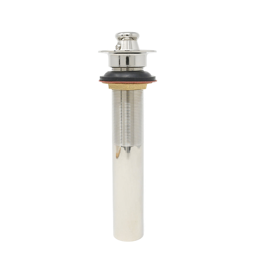 Strom Living Lavatory Drain with Easy Lift Stopper and Without Overflow Holes