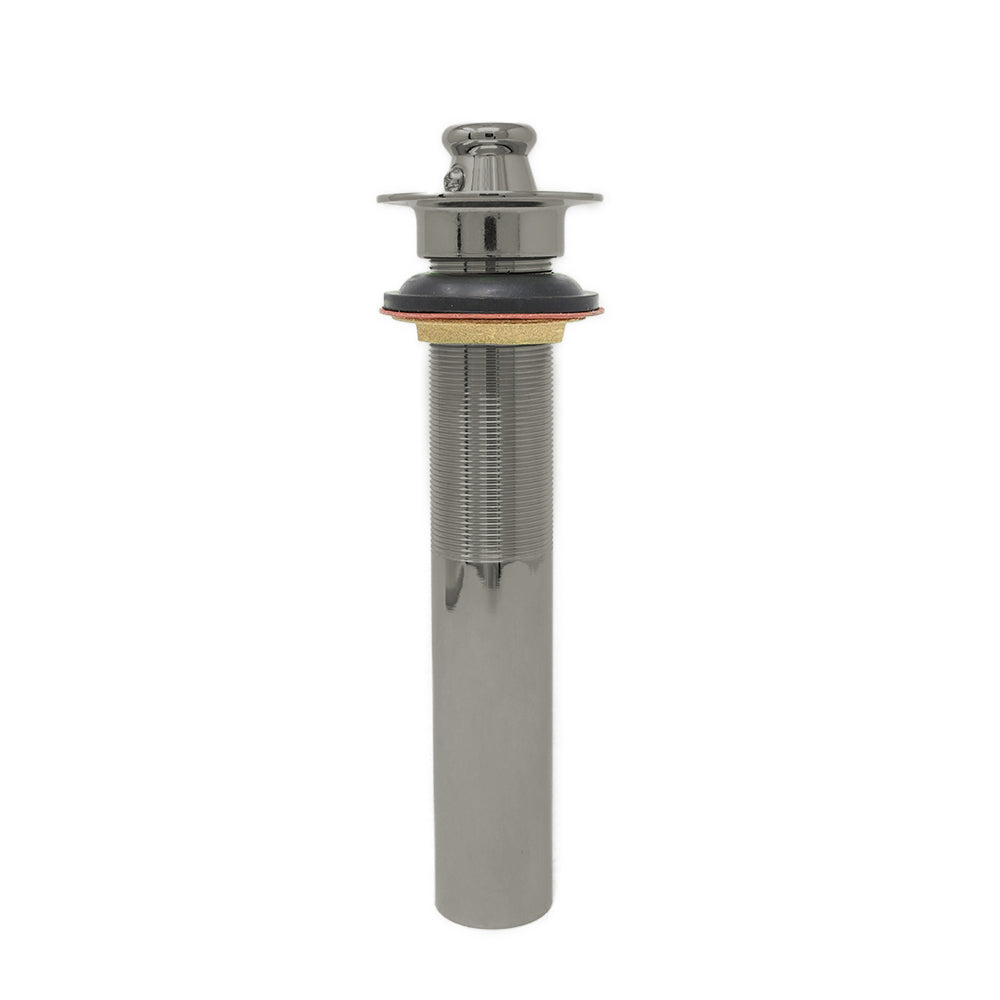 Strom Living Lavatory Drain with Easy Lift Stopper and Without Overflow Holes