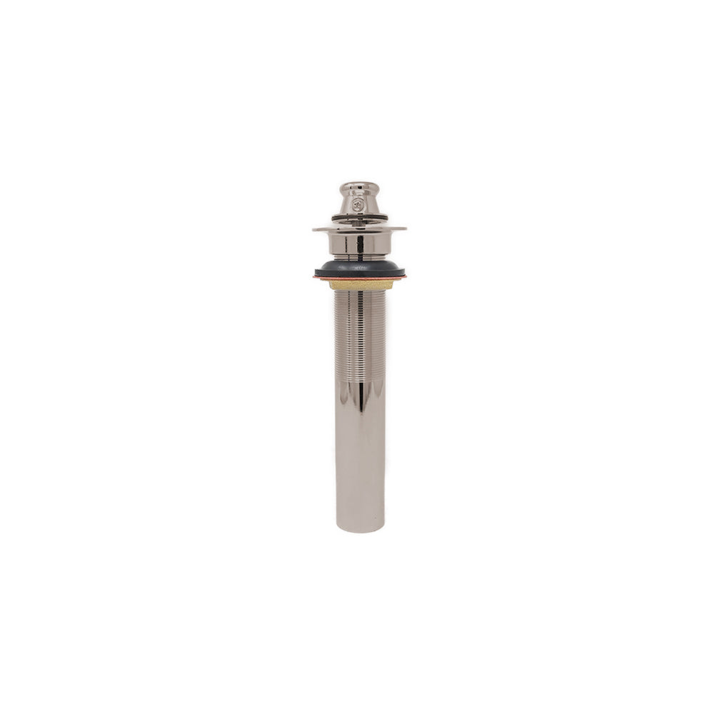 Strom Living Lavatory Drain with Easy Lift Stopper and Without Overflow Holes