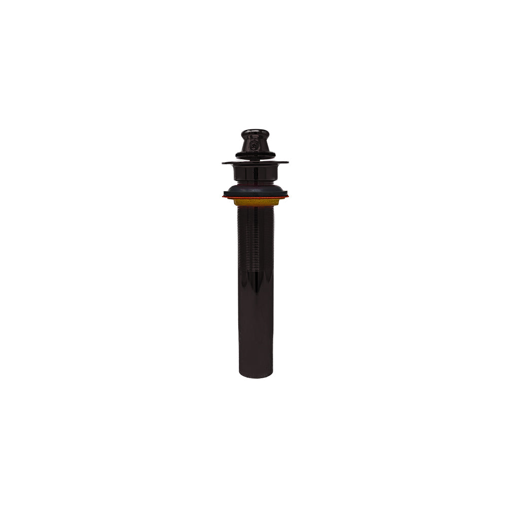 Strom Living Lavatory Drain with Easy Lift Stopper and Without Overflow Holes