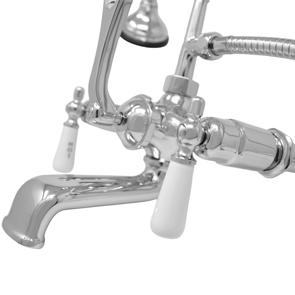 Strom Living British Telephone Lavatory Faucet with Lever Handles and 7" Centers