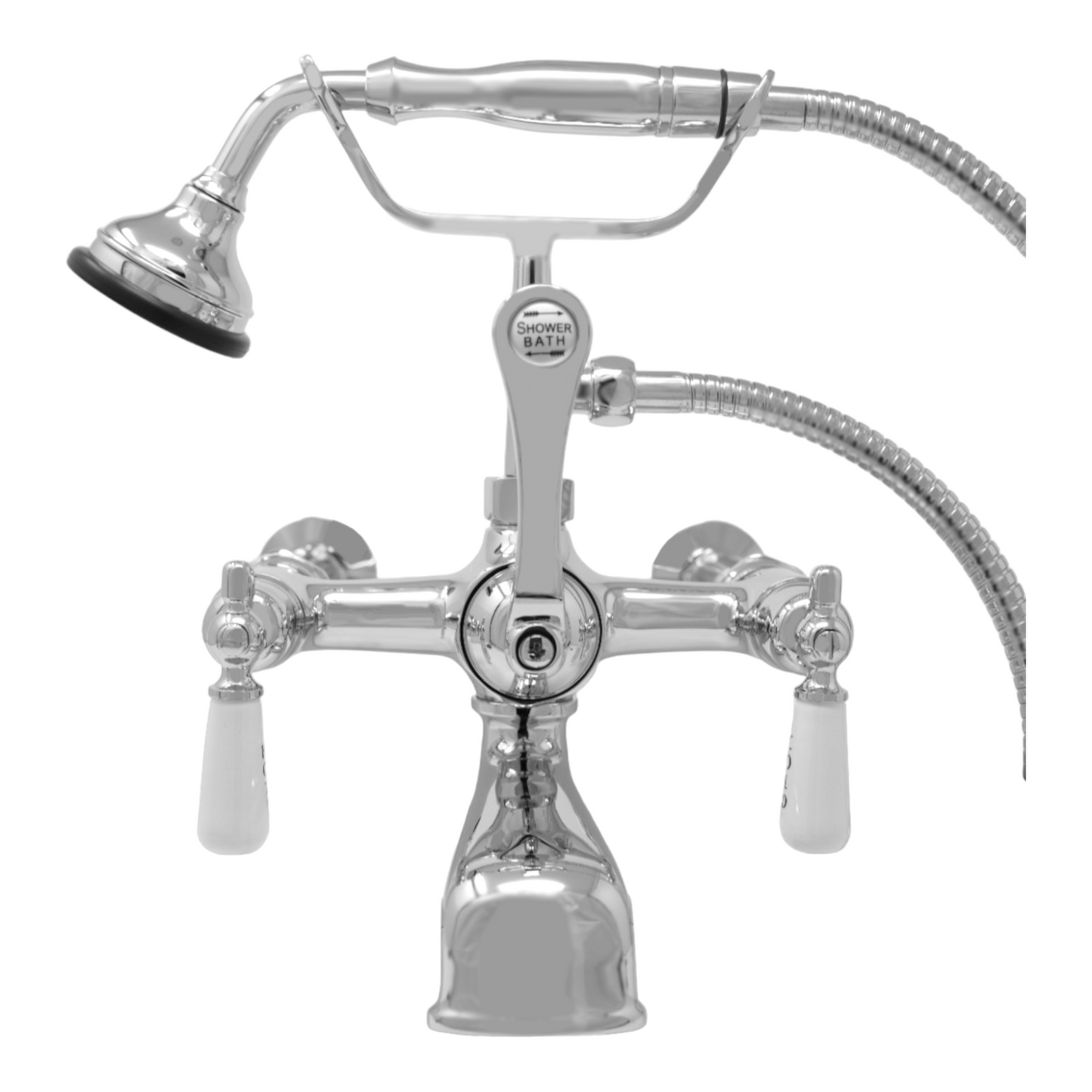 Strom Living British Telephone Lavatory Faucet with Lever Handles and 7" Centers