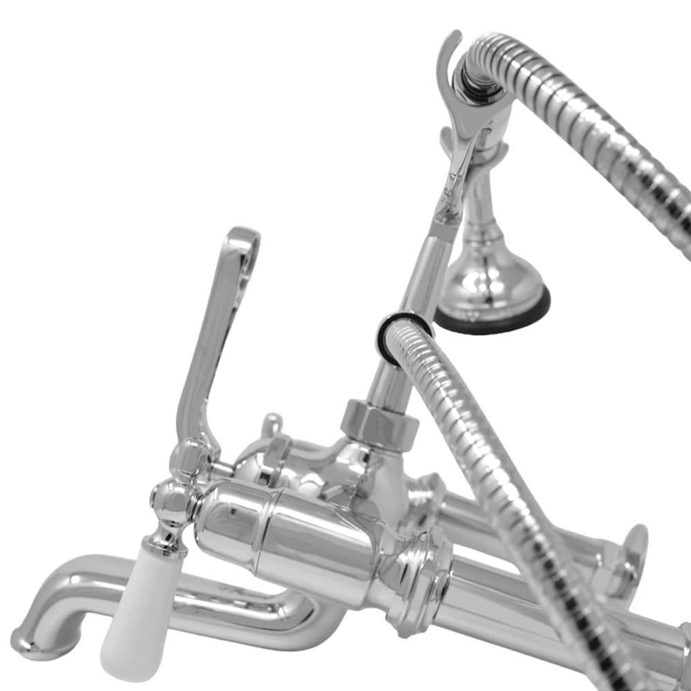 Strom Living British Telephone Lavatory Faucet with Lever Handles and 7" Centers