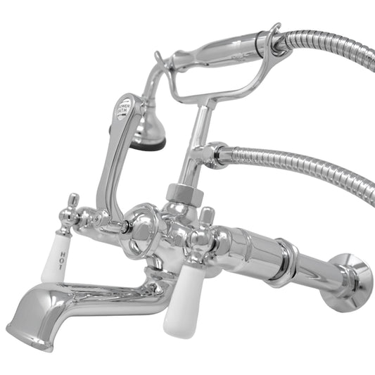 Strom Living British Telephone Lavatory Faucet with Lever Handles and 7" Centers