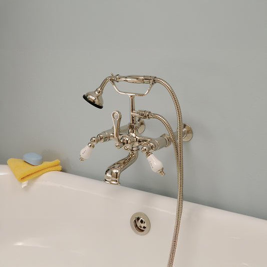 Strom Living British Telephone Lavatory Faucet with Lever Handles and 7" Centers