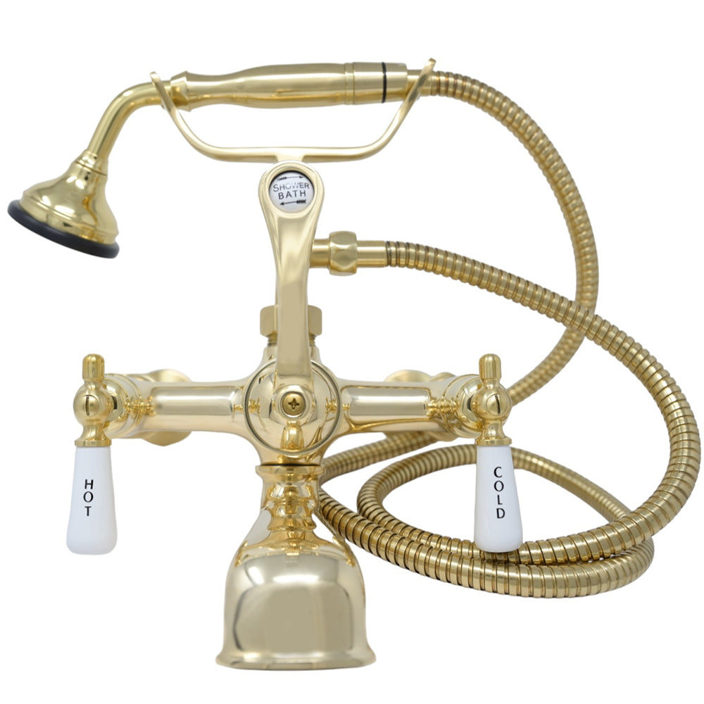 Strom Living British Telephone Lavatory Faucet with Lever Handles and 7" Centers