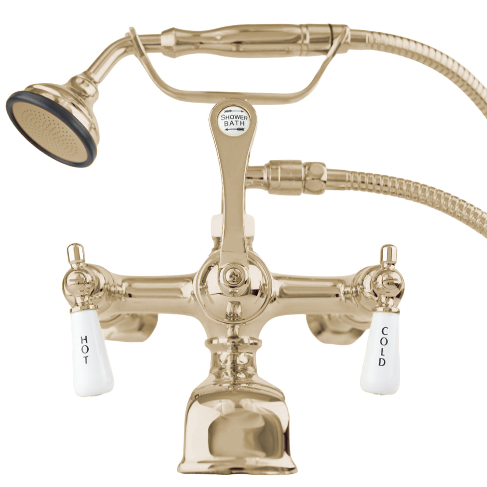 Strom Living British Telephone Lavatory Faucet with Lever Handles and 7" Centers