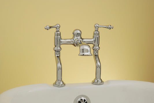 Strom Living British Telephone Tub Faucet with Adjustable Centers and Handles